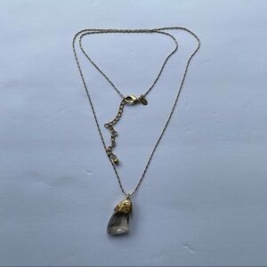 Chico’s long Brass Tone necklace